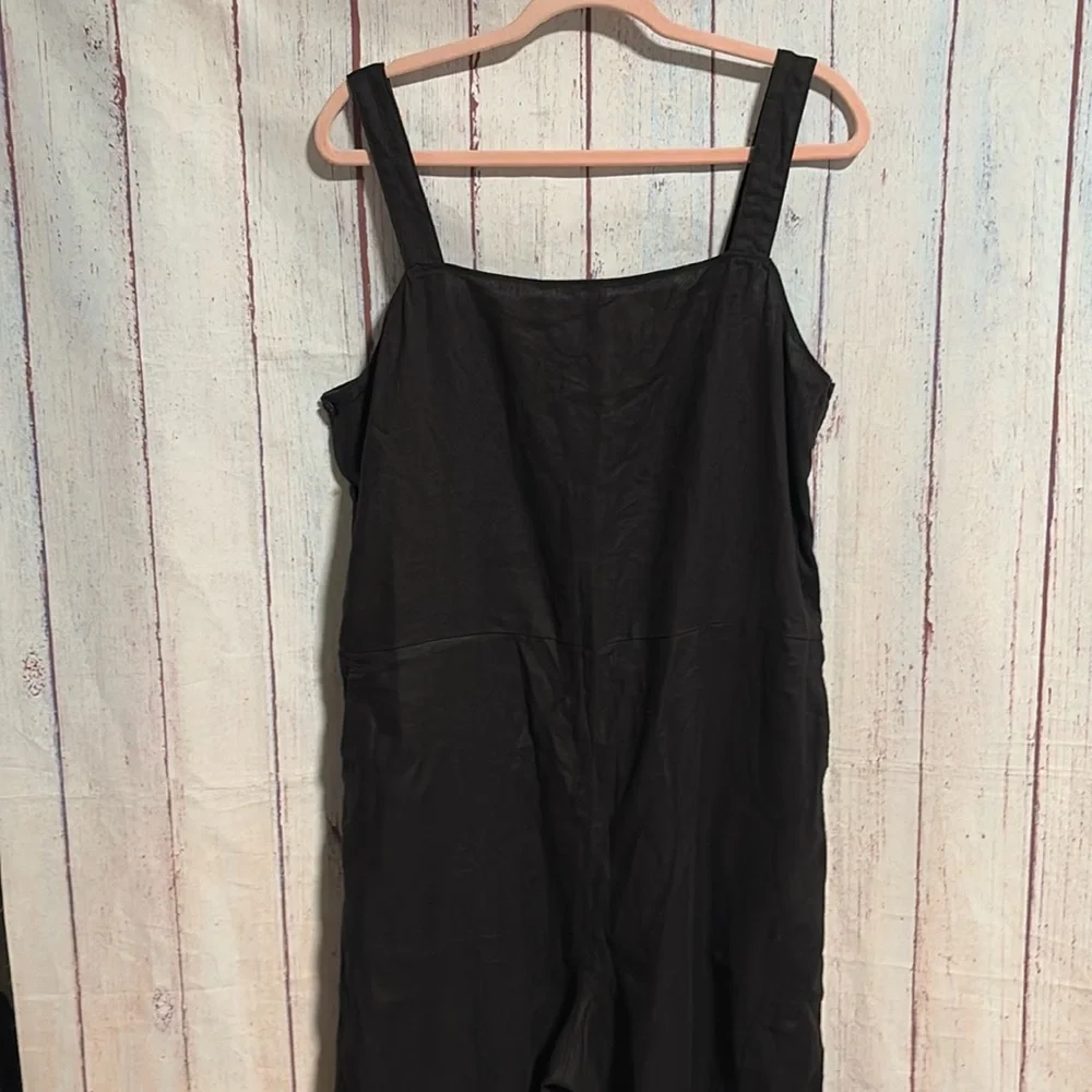 NWOT Everlane The Linen Side-Button Jumpsuit